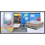A collection of vinyl long play LP and 12" vinyl s