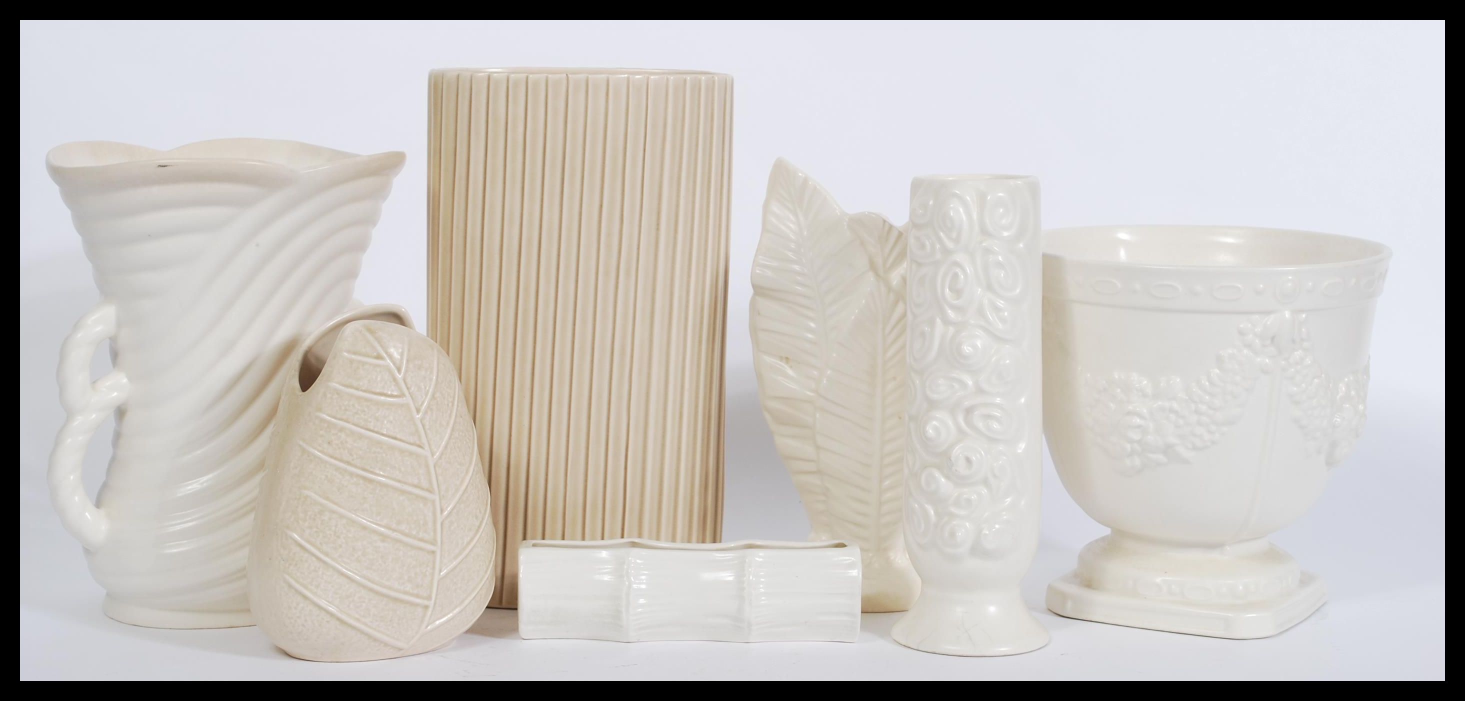 A selection of SylvaC ceramic vases / vessels to i