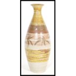 20TH CENTURY LARGE RETRO DRIP SALT GLAZE VASE WITH