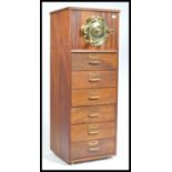 BESPOKE TALLBOY CHEST OF DRAWERS WITH PORTHOLE TO