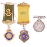 WWI FIRST WORLD WAR AND MASON MEDAL GROUP