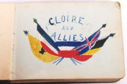 SEARLE FAMILY COLLECTION - WWI FIRST WORLD WAR AUTOGRAPH BOOK