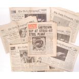 RARE VINTAGE APOLLO 11 MOON LANDINGS BRITISH NEWSPAPERS