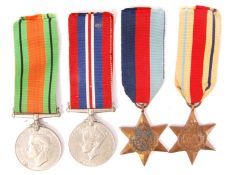 WWII SECOND WORLD WAR MEDAL GROUP