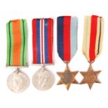 WWII SECOND WORLD WAR MEDAL GROUP