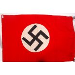 RARE ORIGINAL WWII NAZI GERMAN FLAG - WITH PROVENANCE