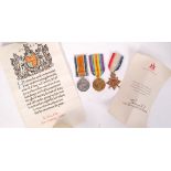 WWI FIRST WORLD WAR MEDAL GROUP - IRISH INTEREST - ROYAL INNISKILLING FUSILIERS