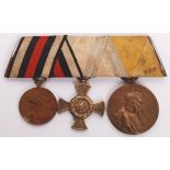 ORIGINAL 19TH CENTURY PRUSSIAN WAR MEDAL GROUP