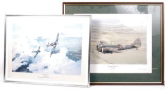 ASSORTED MILITARY AEROPLANE AIRCRAFT LIMITED EDITION PRINTS