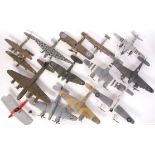 ASSORTED HANDMADE WELL DETAILED SCALE MODEL AEROPLANES