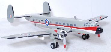 LARGE SCALE WOODEN FRENCH MILITARY AIRCRAFT MODEL