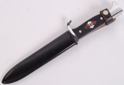 GERMAN THIRD REICH NAZI HITLER YOUTH DAGGER & SCAB