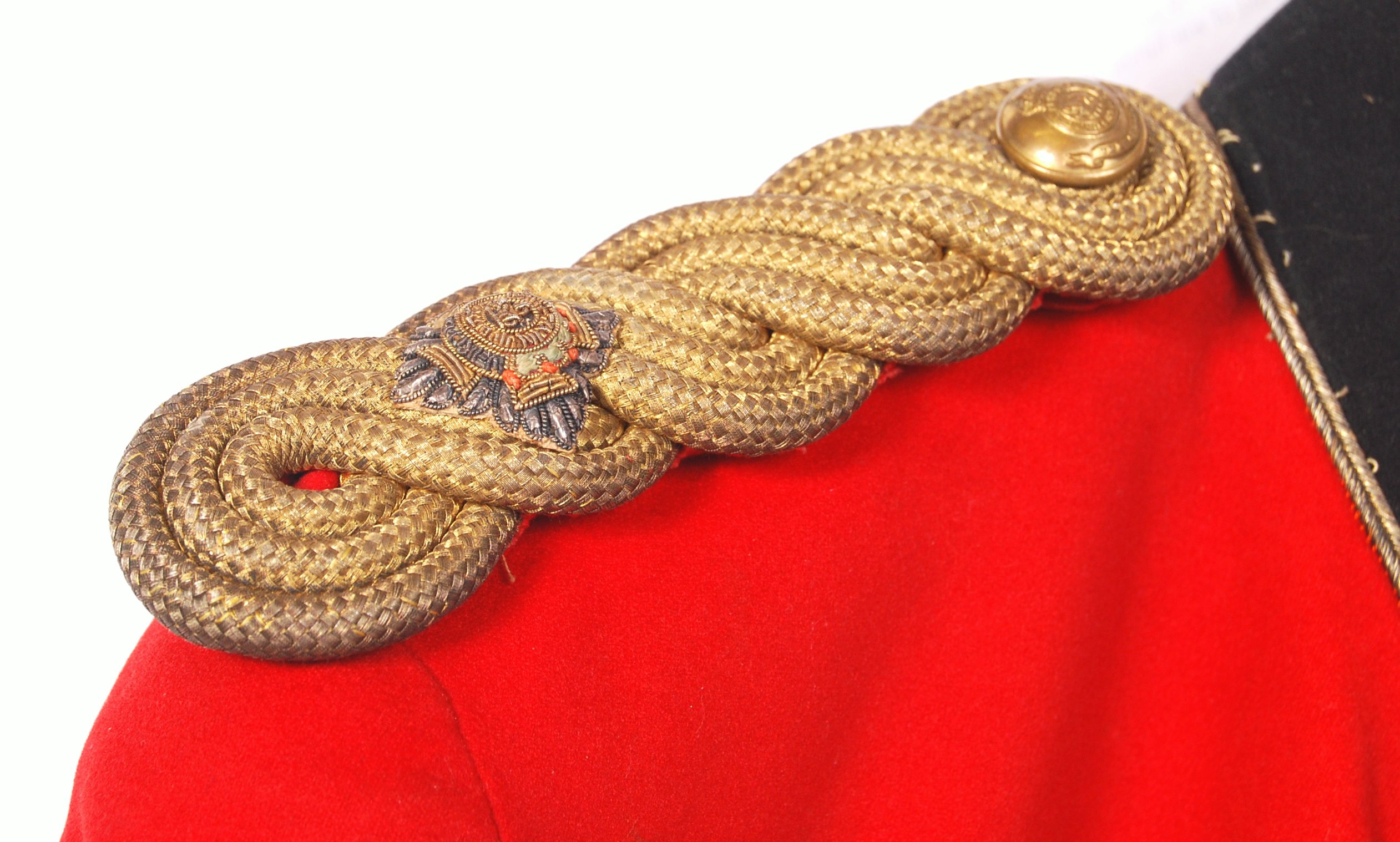 RARE WWI MESS DRESS TUNIC WITH PROVENANCE - ROYAL WEST SURREY REG - Image 3 of 6