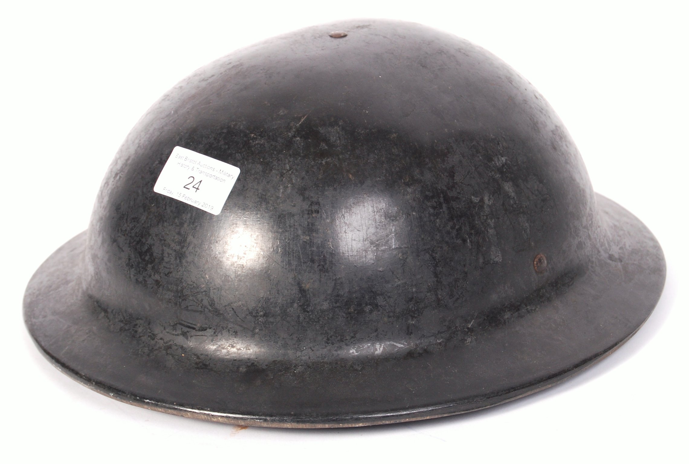 WWII SECOND WORLD WAR CIVIL DEFENCE PLASFORT BAKELITE HELMET