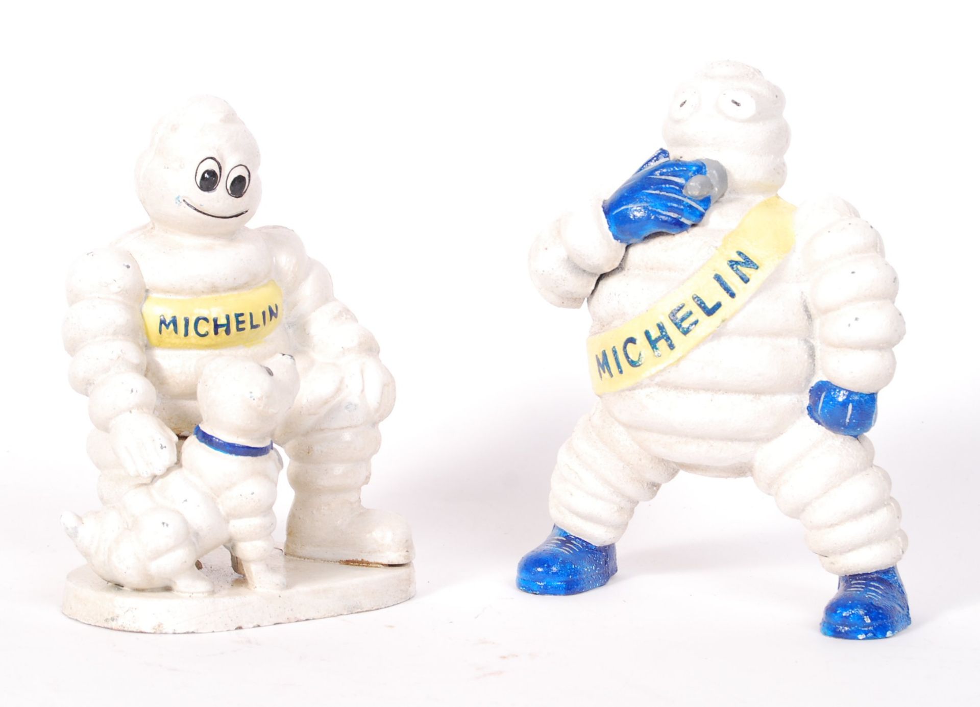 MICHELIN TYRES ADVERTISING CAST IRON BIBENDUM FIGURES / MASCOTS