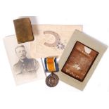 WWI FIRST WORLD WAR MEDAL & PERSONAL EFFECTS