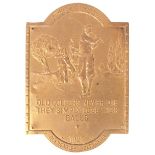 RARE VINTAGE GLENEAGLES GOLF CLUB MEMBER'S PLAQUE