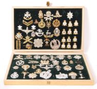 COLLECTION OF ASSORTED CAP BADGES - WWI & WWII INTEREST