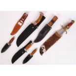 COLLECTION OF ASSORTED KNIVES - HUNTING, MILITARY ETC