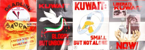 GULF WAR 1990'S KUWAIT PROPAGANDA POSTERS