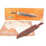 THE ALAMO BOWIE KNIFE - LINDER MESSER SOLINGEN BOWIE KNIFE