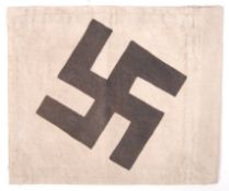 RARE ORIGINAL WWII GERMAN THIRD REICH NAZI CAR PENNANT FLAG