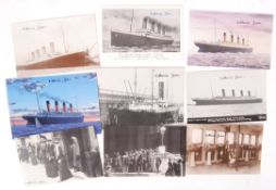 RMS TITANIC SURVIVOR MILLVINA DEAN - AUTOGRAPHED POSTCARDS