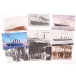 RMS TITANIC SURVIVOR MILLVINA DEAN - AUTOGRAPHED POSTCARDS