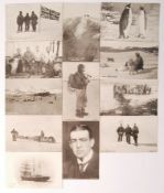 RARE ANTIQUE ANTARCTIC EXPEDITION POSTCARDS - SHACKLETON ETC