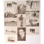 RARE ANTIQUE ANTARCTIC EXPEDITION POSTCARDS - SHACKLETON ETC