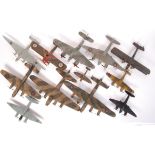 ASSORTED HANDMADE WELL DETAILED SCALE MODEL AEROPLANES