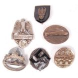 WWII SECOND WORLD WAR GERMAN NAZI AWARD BADGES