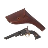 19TH CENTURY PERCUSSION CAP COLT STYLE REVOLVER