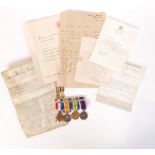 WWI FIRST WORLD WAR NAVAL MEDAL GROUP & EFFECTS