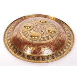 AFGHAN / INDO-PERSIAN BRASS CHASED DHAL / SIPAR / BUCKLER SHIELD