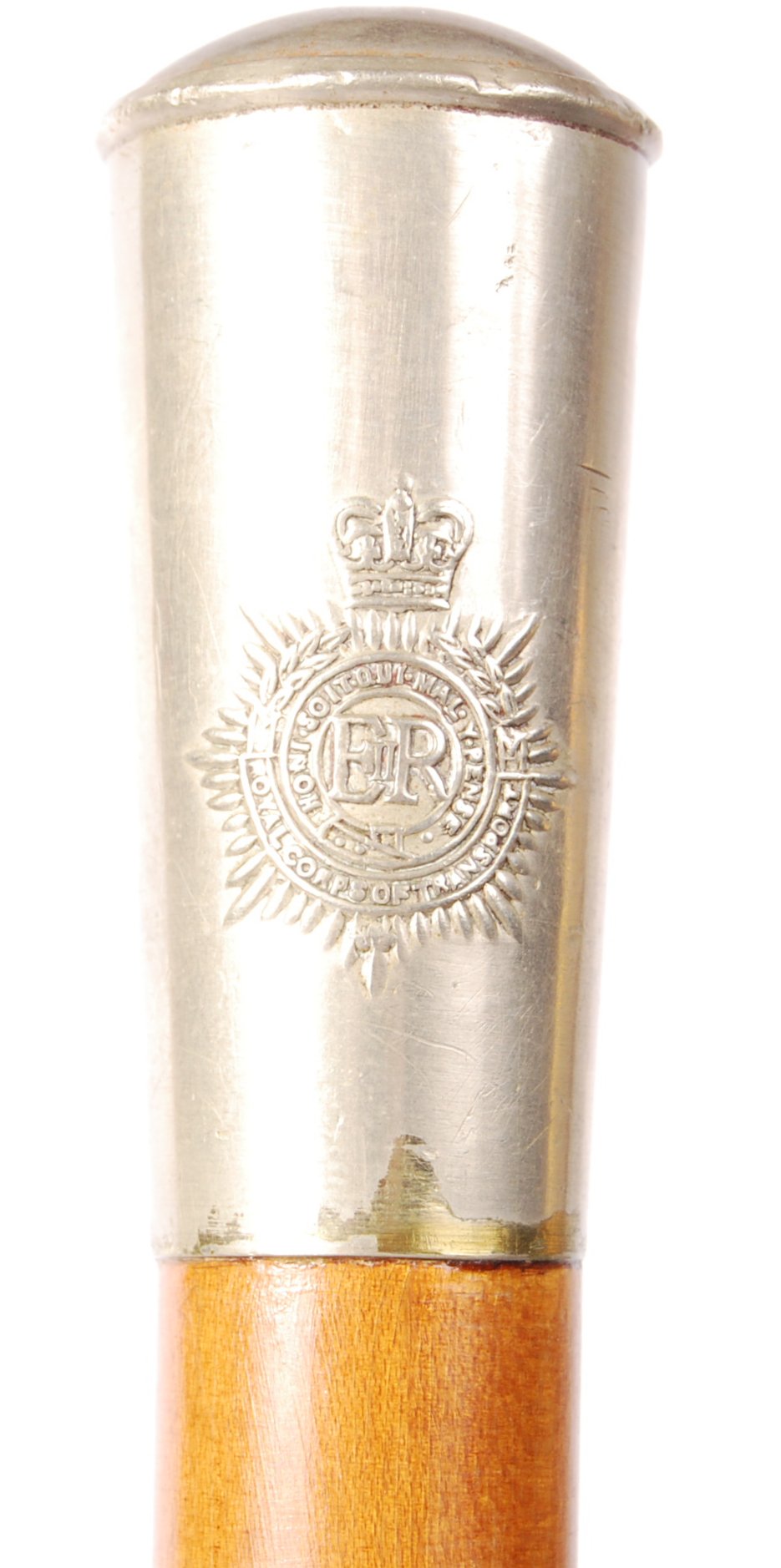 20TH CENTURY ROYAL CORPS OF TRANSPORT SWAGGER STICK / CANE - Image 2 of 3