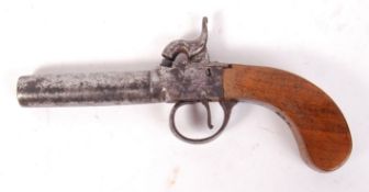 19TH CENTURY PERCUSSION CAP MUFF PISTOL