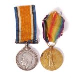 WWI FIRST WORLD WAR MEDAL PAIR - GUNNER IN THE ROYAL ARTILLERY