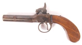 19TH CENTURY PERCUSSION CAP SINGLE-SHOT PISTOL