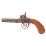 19TH CENTURY PERCUSSION CAP SINGLE-SHOT PISTOL