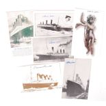 RMS TITANIC - SURVIVOR AUTOGRAPHED POSTCARD COLLECTION