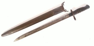 WWI FIRST WORLD WAR US ARMY ISSUE RIFLE BAYONET