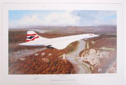 CONCORDE - THE LAST FLIGHT HOME - STEPHEN BROWN - PRINT