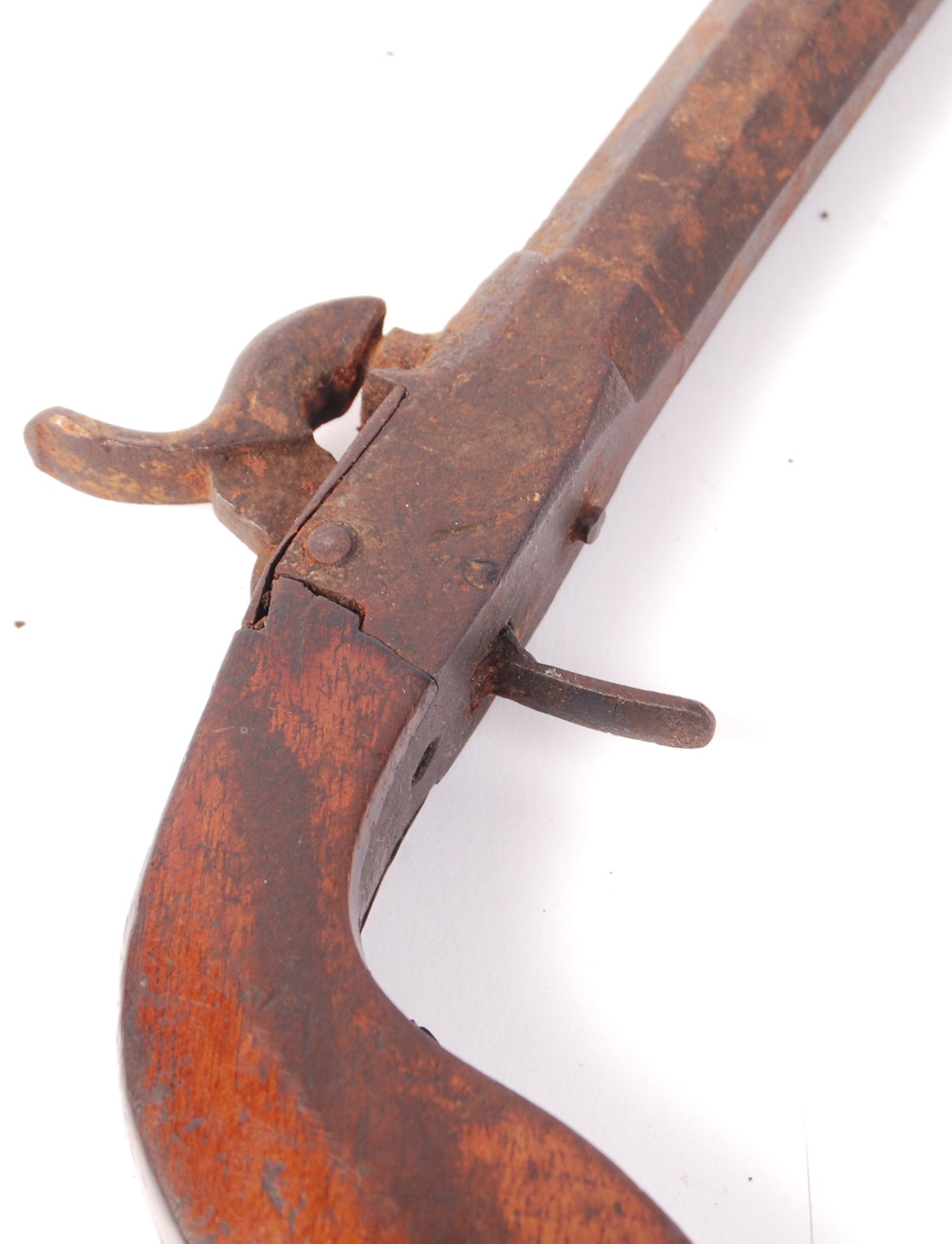 ANTIQUE 19TH CENTURY PERCUSSION CAP PISTOL - Image 4 of 4