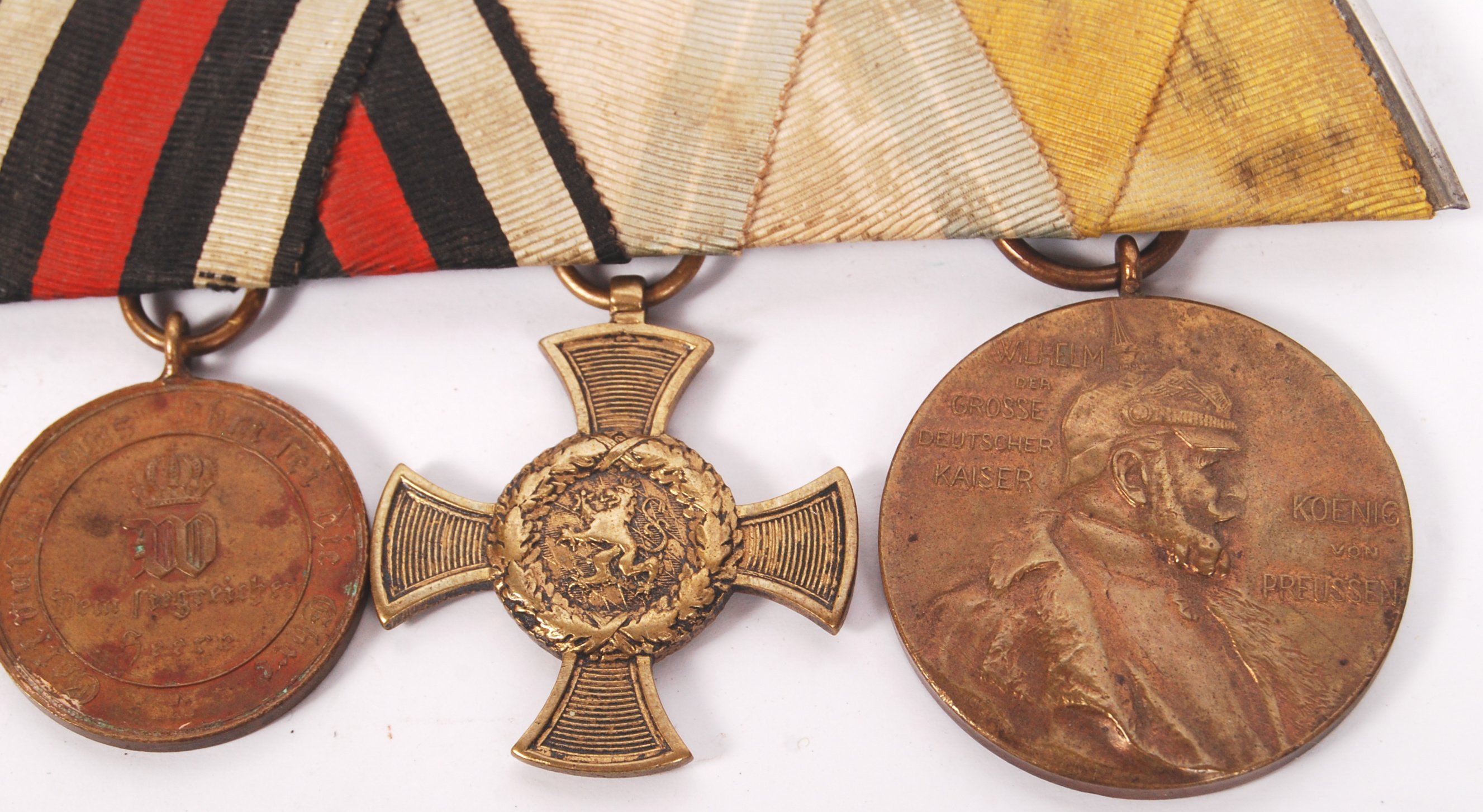 ORIGINAL 19TH CENTURY PRUSSIAN WAR MEDAL GROUP - Image 3 of 4