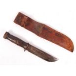 WWII SECOND WORLD WAR AMERICAN 225Q COMBAT FIGHTING KNIFE