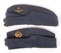 WWII SECOND WORLD WAR RAF UNIFORM FORAGE CAPS