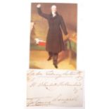 GEORGE CANNING - BRITISH PRIME MINISTER - AUTOGRAPH