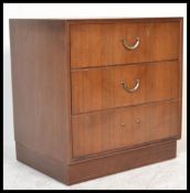 A mid 20th century Meredew Furniture teak wood ped