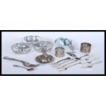 A collection of vintage silver plated and plated w